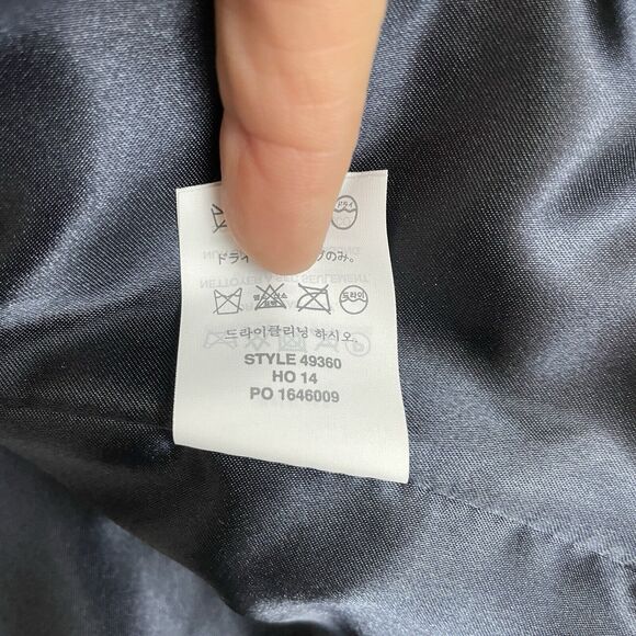 J Crew Stadium Cloth By Nellie Gori Double Breasted Peacoat Size 2 Brown Wool - Picture 7 of 9